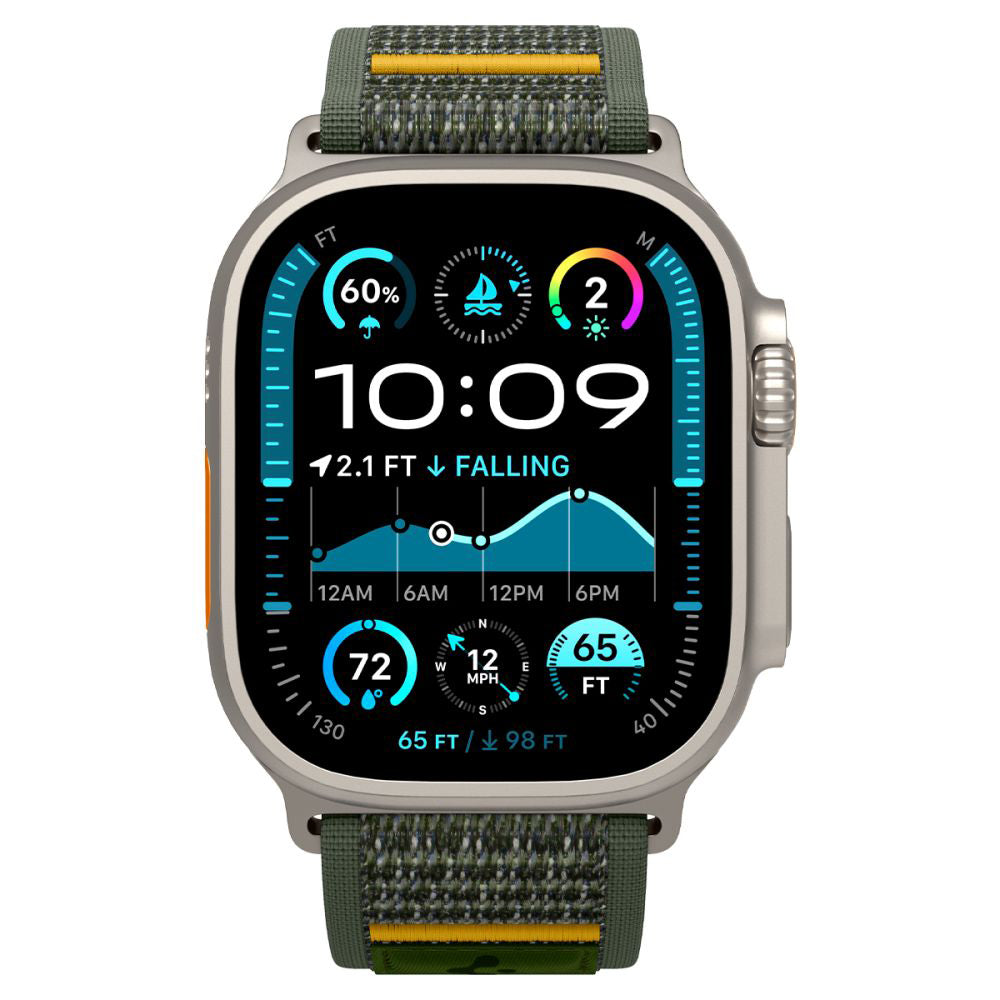 Kaiš Spigen Athlex Air za Apple Watch 49mm / 46mm / 45mm / 44mm Series, Zelena AMP09035
