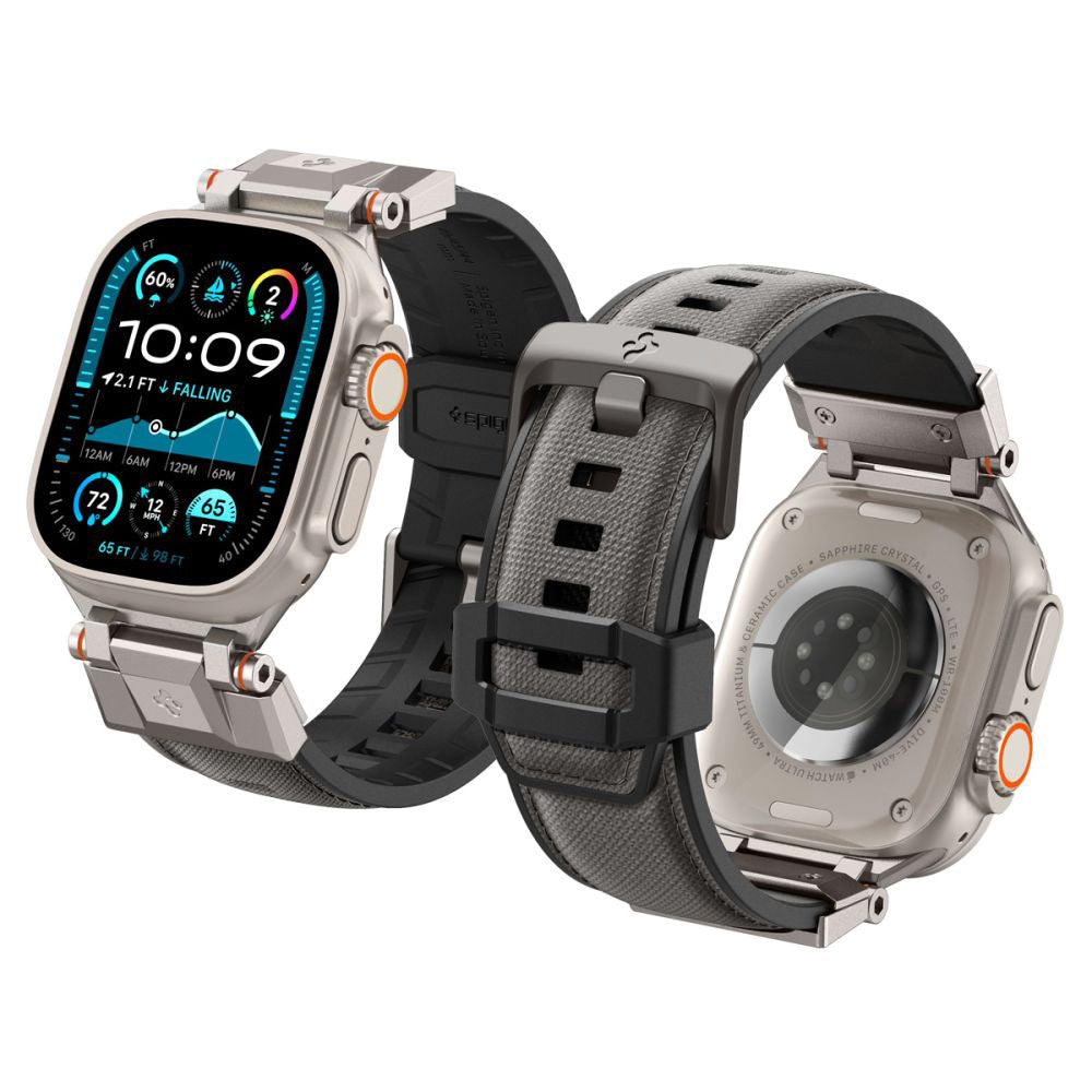 Kaiš Spigen DuraPro Armor za Apple Watch 49mm / 46mm / 45mm / 44mm / 42mm serije, sivi AMP09104