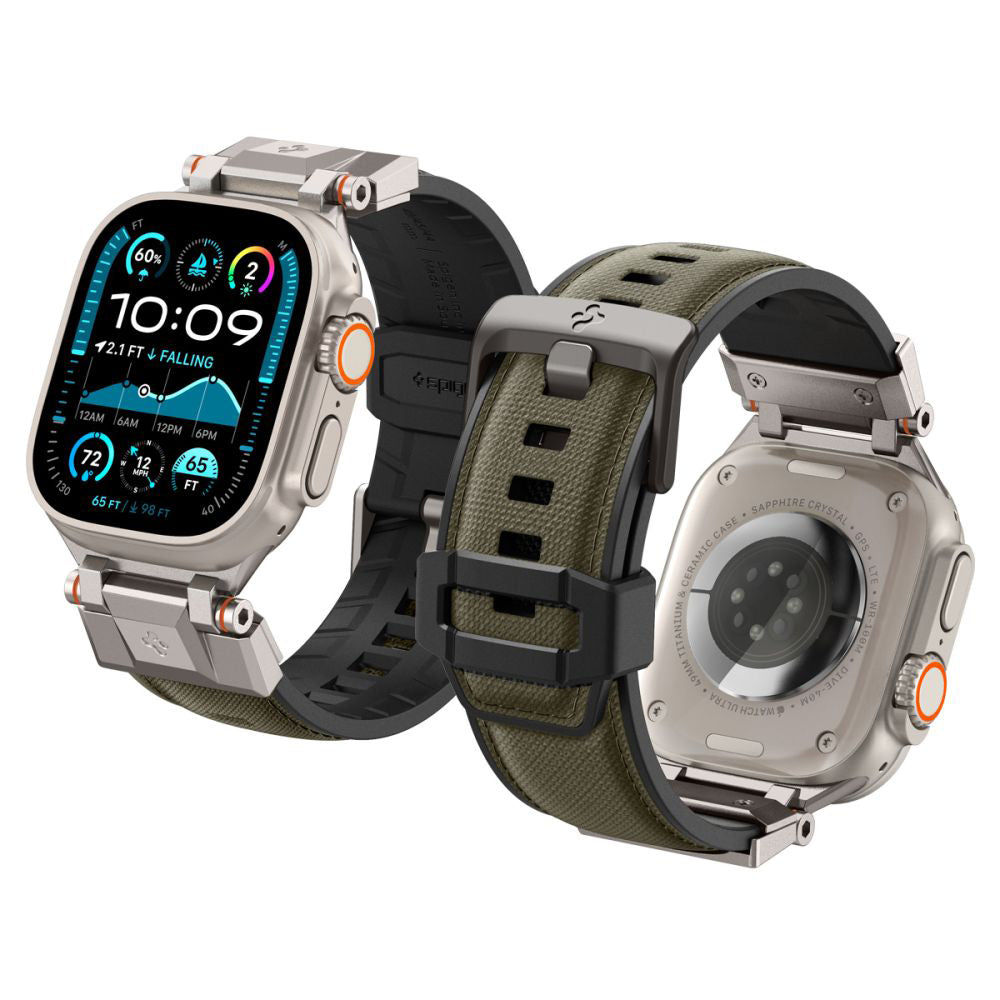 Kaiš Spigen DuraPro Armor za Apple Watch 49mm / 46mm / 45mm / 44mm / 42mm serije, Zeleni AMP09102
