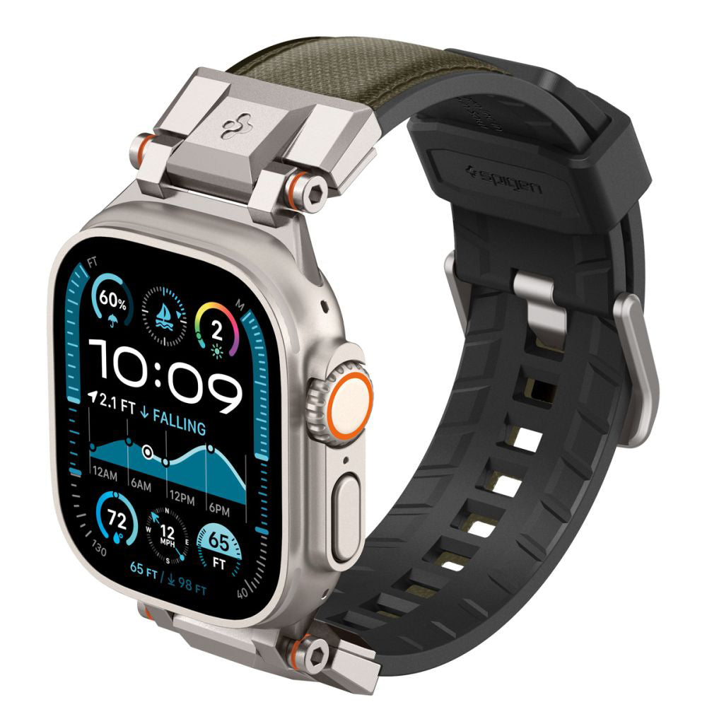 Kaiš Spigen DuraPro Armor za Apple Watch 49mm / 46mm / 45mm / 44mm / 42mm serije, Zeleni AMP09102