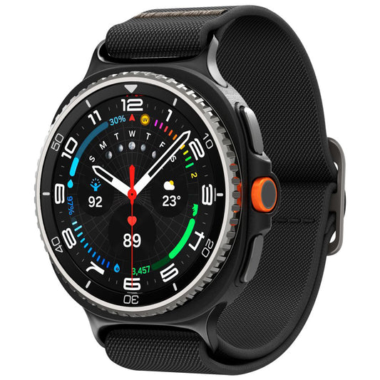Kaiš Spigen Lite Fit za Samsung Galaxy Watch8 / Watch8 Classic Series, Crna