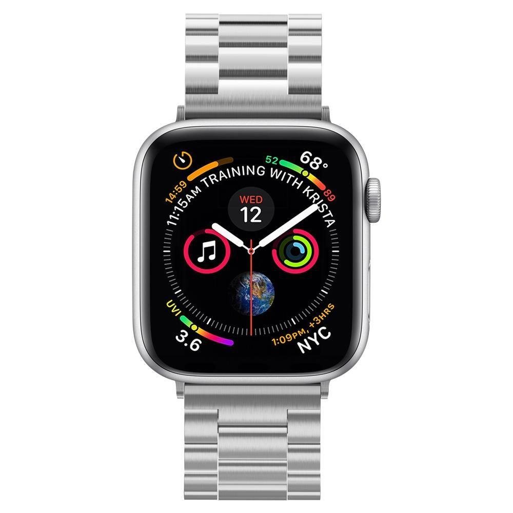 Kaiš Spigen Modern Fit za Apple Watch 49mm / 46mm / 45mm / 44mm / 42mm serije, Srebrni 062MP25404