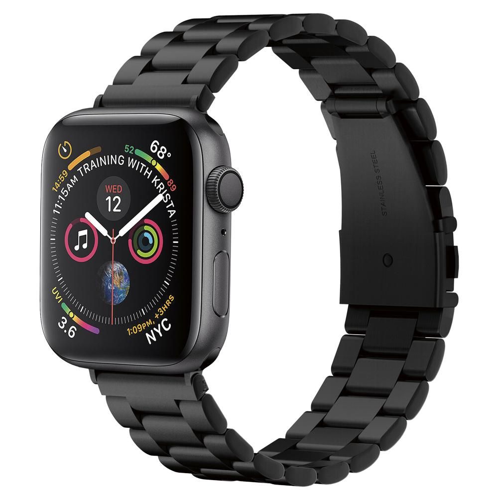 Kaiš Spigen Modern Fit za Apple Watch 49mm / 46mm / 45mm / 44mm / 42mm serije, Crni 062MP25403