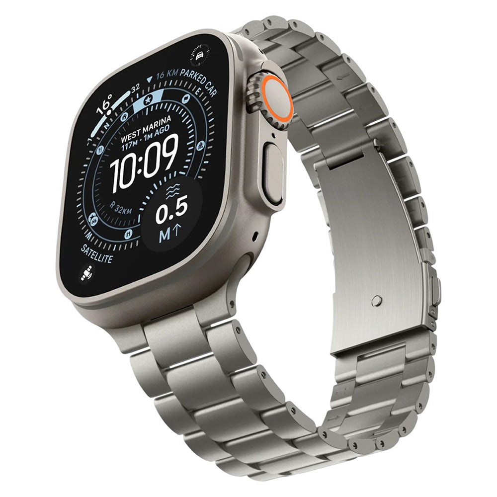 Spigen Modern Fit Titanium kaiš za Apple Watch 49 mm / 46 mm / 45 mm / 44 mm Series, sivi AMP09105