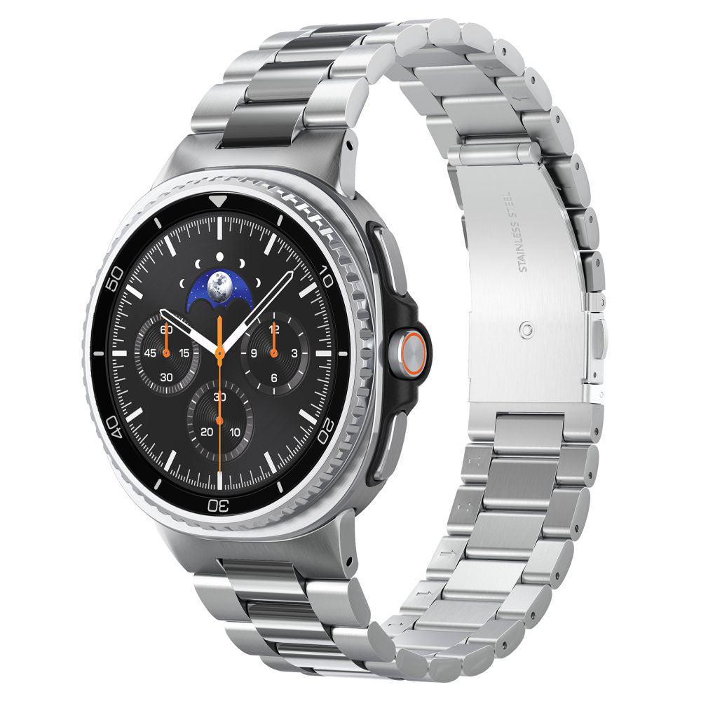 Kaiš Spigen Modern Fit za Samsung Galaxy Watch8 / Watch8 Classic Series, Srebrni AMP10120