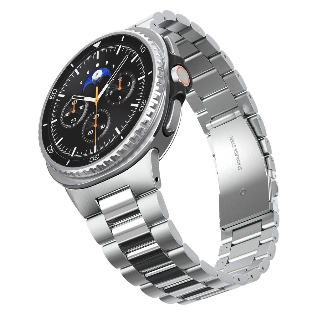 Kaiš Spigen Modern Fit za Samsung Galaxy Watch8 / Watch8 Classic Series, Srebrni AMP10120