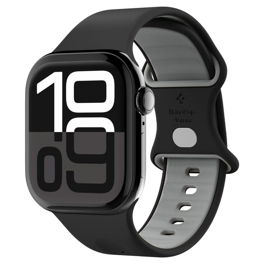 Kaiš Spigen Nano Pop za Apple Watch 49mm / 46mm / 45mm / 44mm / 42mm serije, Crni AMP09321