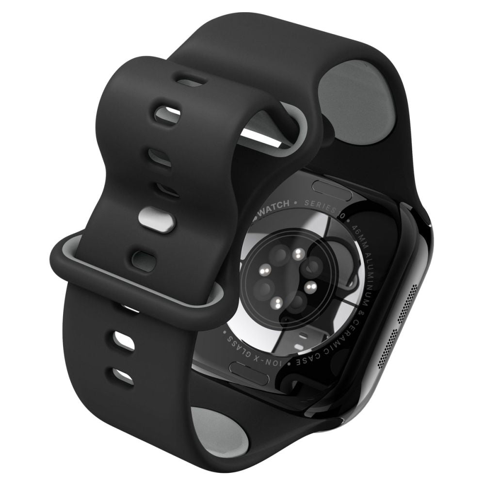 Kaiš Spigen Nano Pop za Apple Watch 49mm / 46mm / 45mm / 44mm / 42mm serije, Crni AMP09321