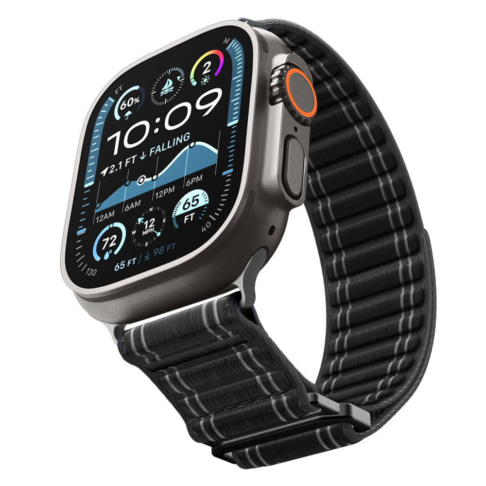 Kaiš Spigen WBF0 za Apple Watch 49mm / 46mm / 45mm / 44mm Series, Crni AMP10141