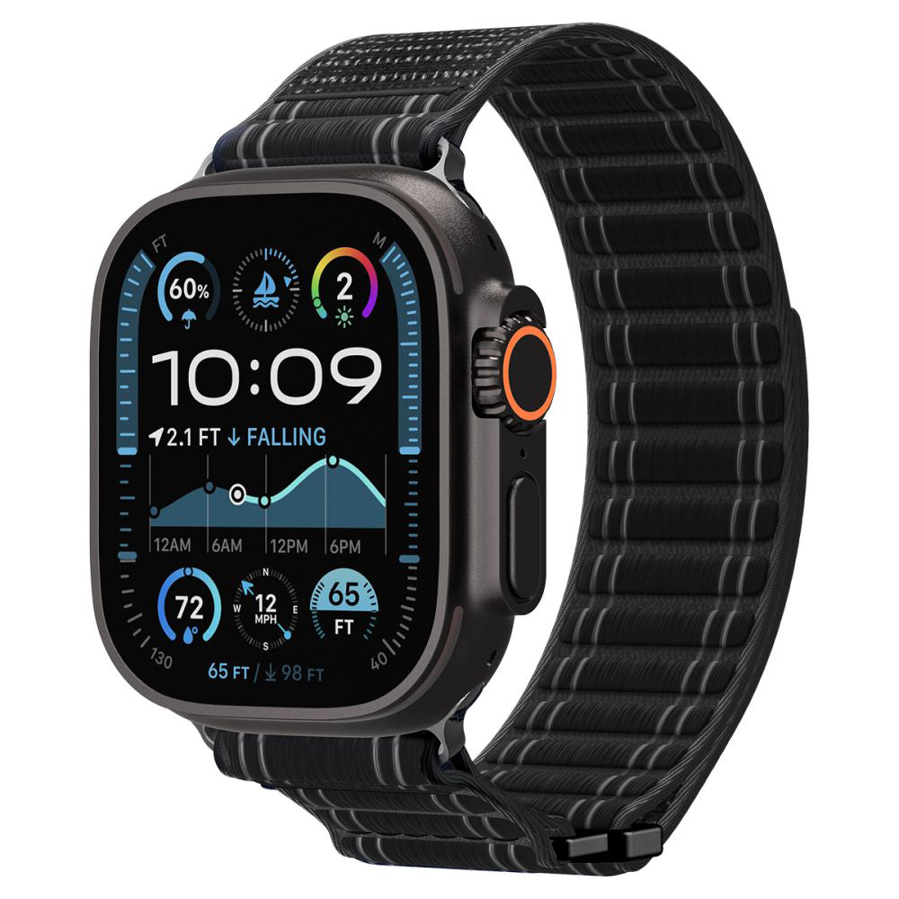Kaiš Spigen WBF0 za Apple Watch 49mm / 46mm / 45mm / 44mm Series, Crni AMP10141