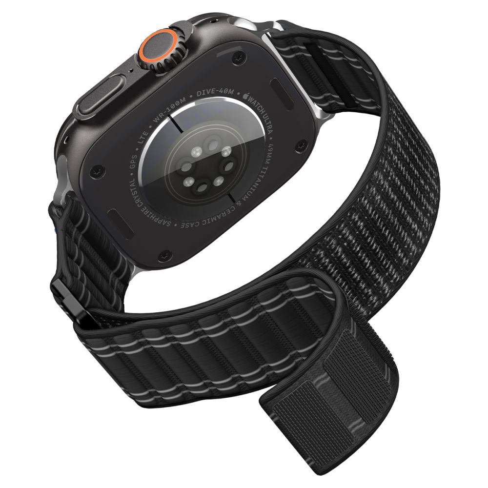 Kaiš Spigen WBF0 za Apple Watch 49mm / 46mm / 45mm / 44mm Series, Crni AMP10141