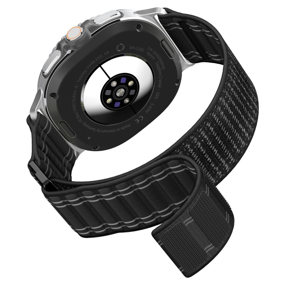 Kaiš Spigen WBF0 za Samsung Galaxy Watch8 / Watch8 Classic Series, Crni AMP10153