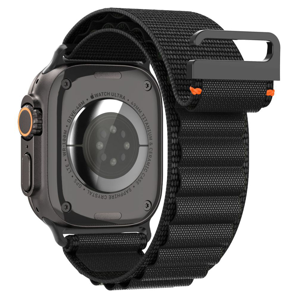 Kaiš Spigen WBF1 za Apple Watch 49mm / 46mm / 45mm / 44mm Series, Crni AMP10144
