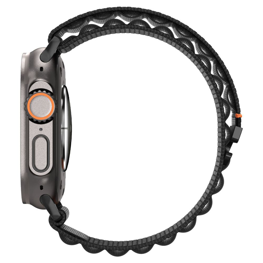 Kaiš Spigen WBF1 za Apple Watch 49mm / 46mm / 45mm / 44mm Series, Crni AMP10144