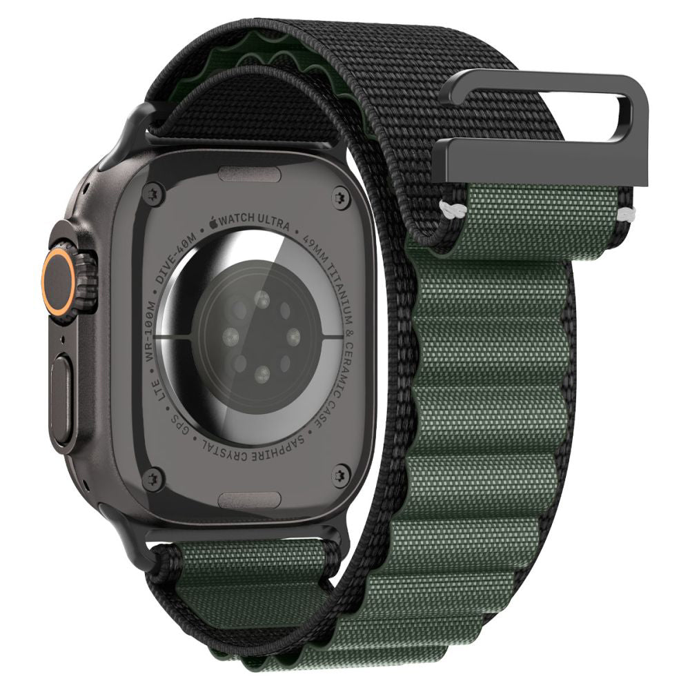 Kaiš Spigen WBF1 za Apple Watch 49mm / 46mm / 45mm / 44mm Series, Crno Zeleni AMP10223
