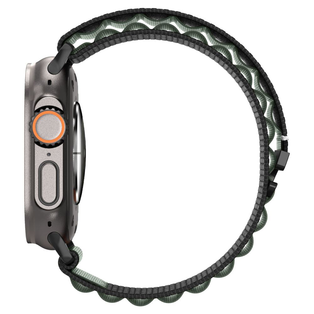 Kaiš Spigen WBF1 za Apple Watch 49mm / 46mm / 45mm / 44mm Series, Crno Zeleni AMP10223