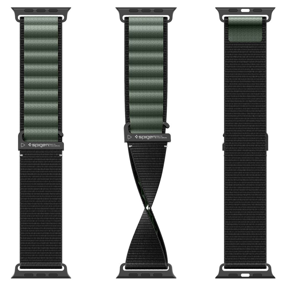 Kaiš Spigen WBF1 za Apple Watch 49mm / 46mm / 45mm / 44mm Series, Crno Zeleni AMP10223