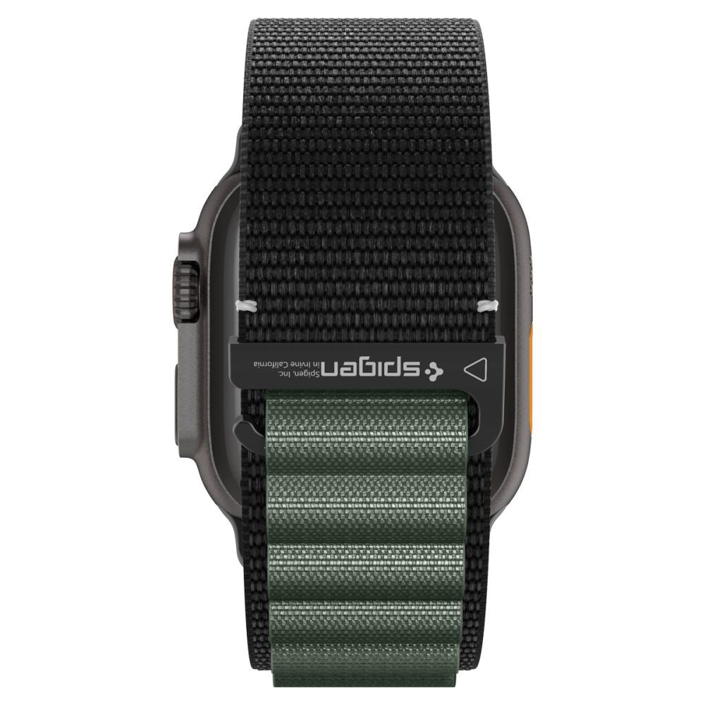 Kaiš Spigen WBF1 za Apple Watch 49mm / 46mm / 45mm / 44mm Series, Crno Zeleni AMP10223