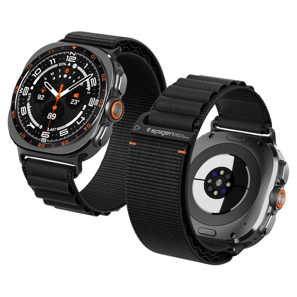 Spigen WBF1 kaiš za Samsung Galaxy Watch Ultra Series, Crna AMP11613