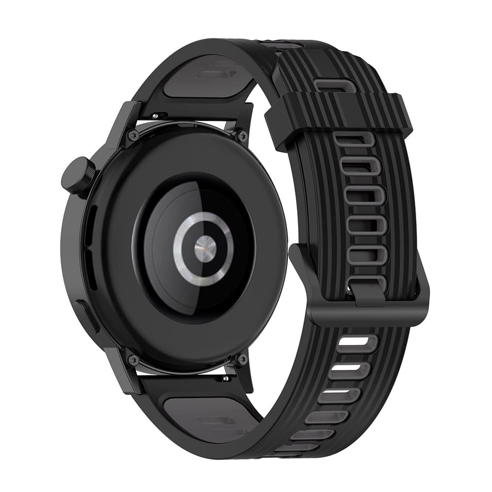 Kaiš Techsuit W002 za Samsung Galaxy Watch / Huawei Watch Series, 20mm, Crna