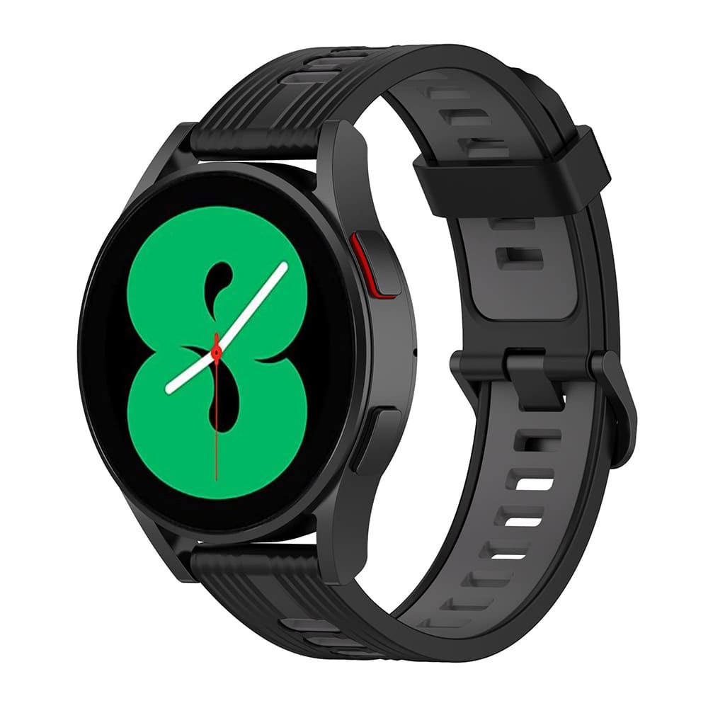Kaiš Techsuit W002 za Samsung Galaxy Watch / Huawei Watch Series, 20mm, Crna