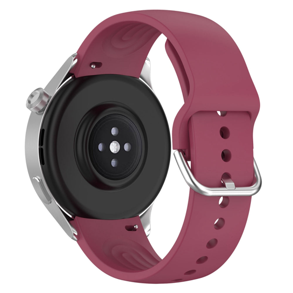 Kaiš Techsuit W003 za Huawei Watch / Xiaomi Watch Series, 22mm, Tamno Crvena