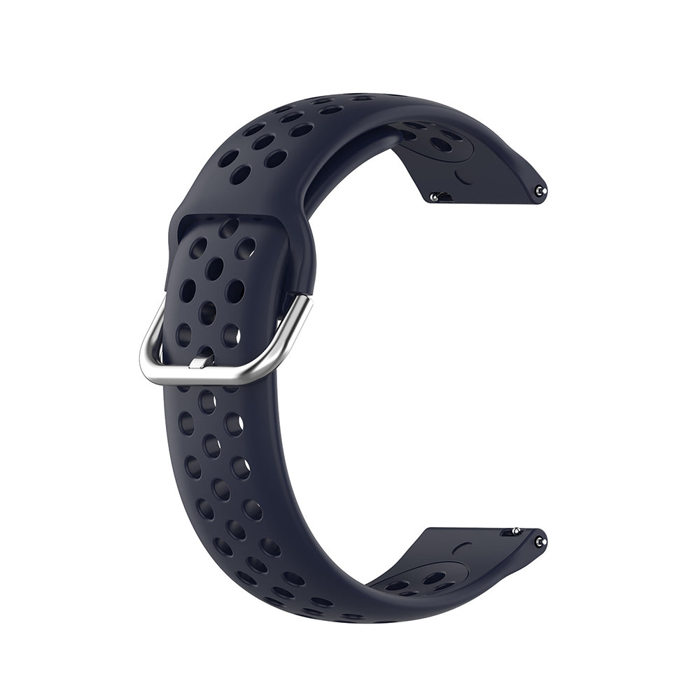 Kaiš Techsuit W004 za Samsung Galaxy Watch / Huawei Watch Series, 22mm, Tamnoplava