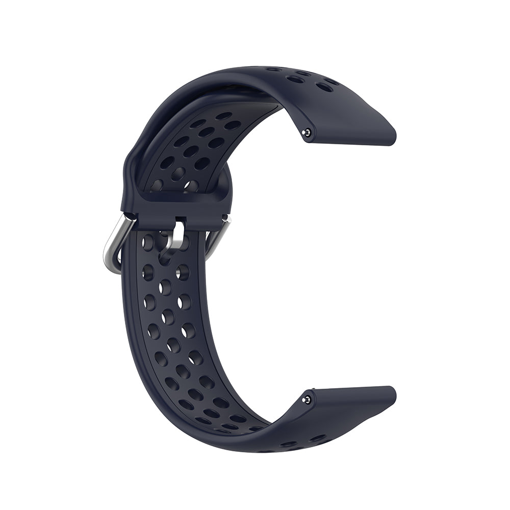 Kaiš Techsuit W004 za Samsung Galaxy Watch / Huawei Watch Series, 22mm, Tamnoplava