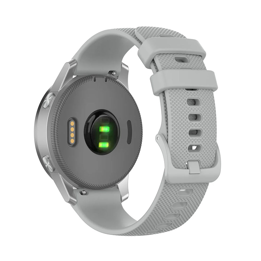 Kaiš Techsuit W006 za Samsung Galaxy Watch / Huawei Watch Series, 20mm, Sivi