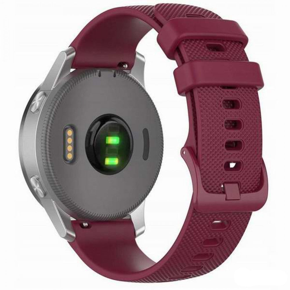 Kaiš Techsuit W006 za Samsung Galaxy Watch / Huawei Watch Series, 20mm, Višnja
