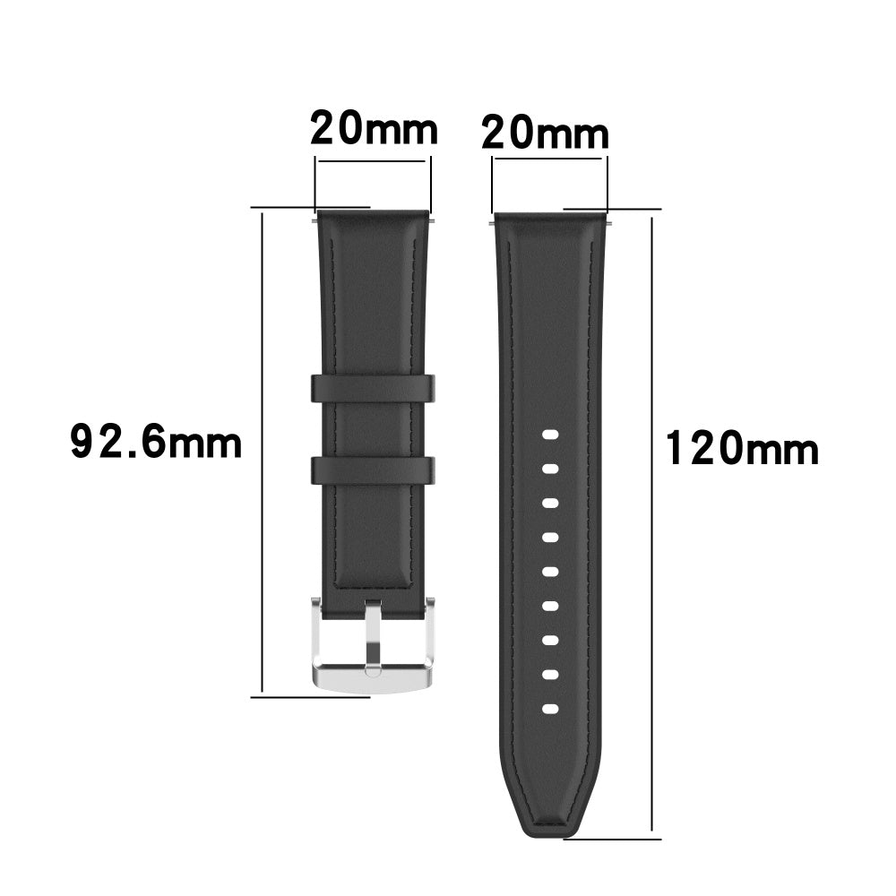 Kaiš Techsuit W007 za Samsung Galaxy Watch / Huawei Watch Series, 20mm, Crna