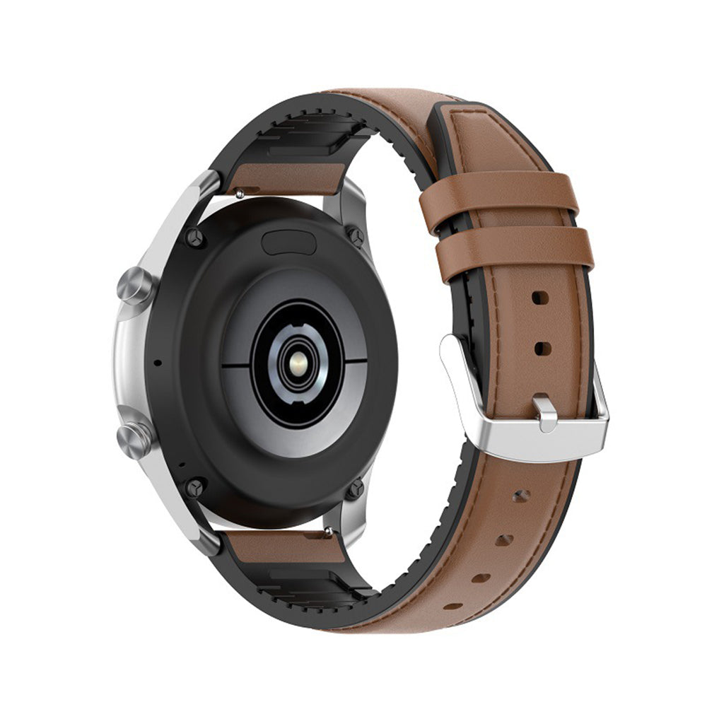 Kaiš Techsuit W007 za Samsung Galaxy Watch / Huawei Watch Series, 22mm, Braon