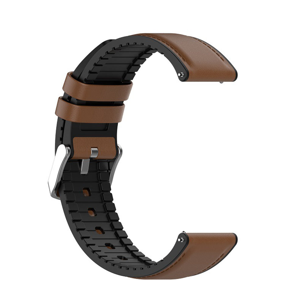 Kaiš Techsuit W007 za Samsung Galaxy Watch / Huawei Watch Series, 22mm, Braon