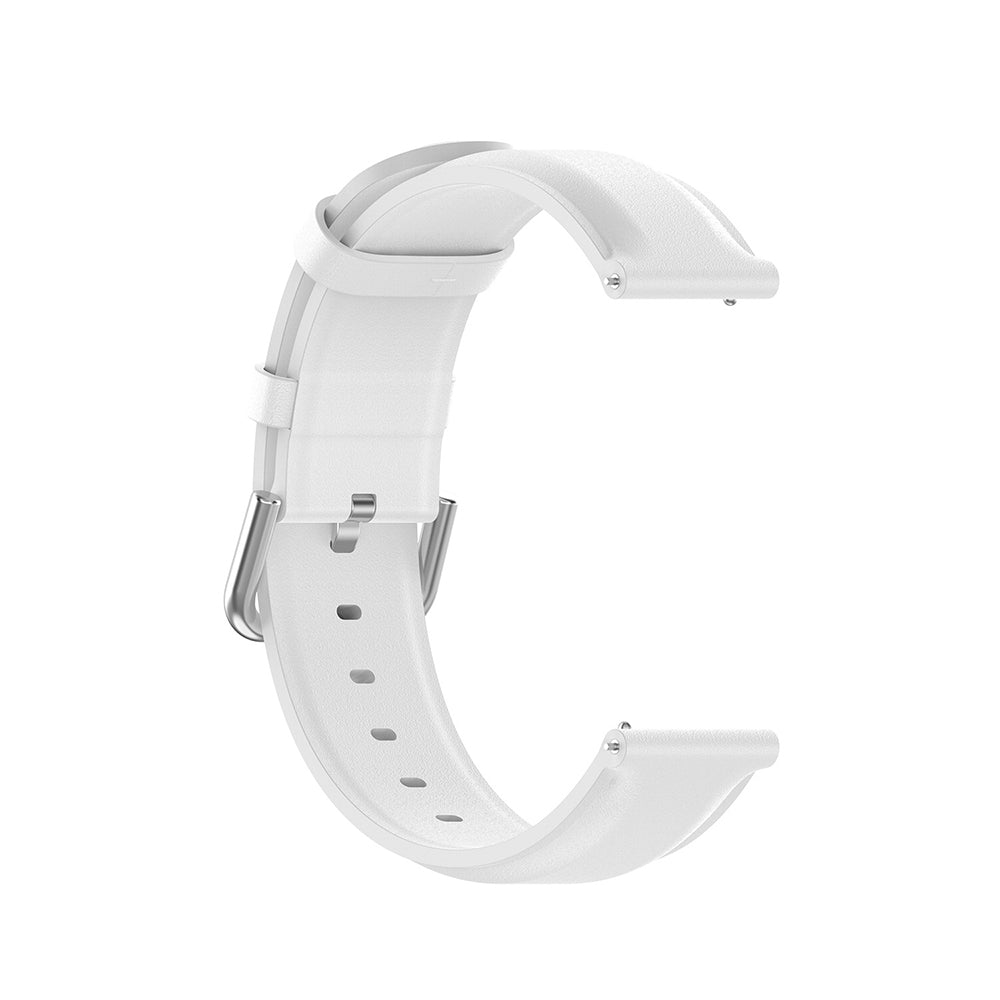 Curea Techsuit W007PU za Samsung Galaxy Watch / Huawei Watch Series, 20mm, Bela