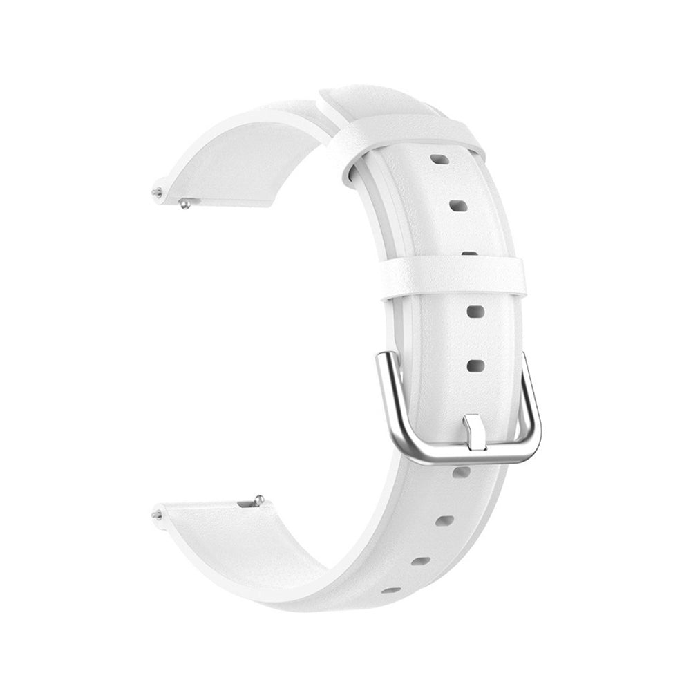 Curea Techsuit W007PU za Samsung Galaxy Watch / Huawei Watch Series, 22mm, Bela