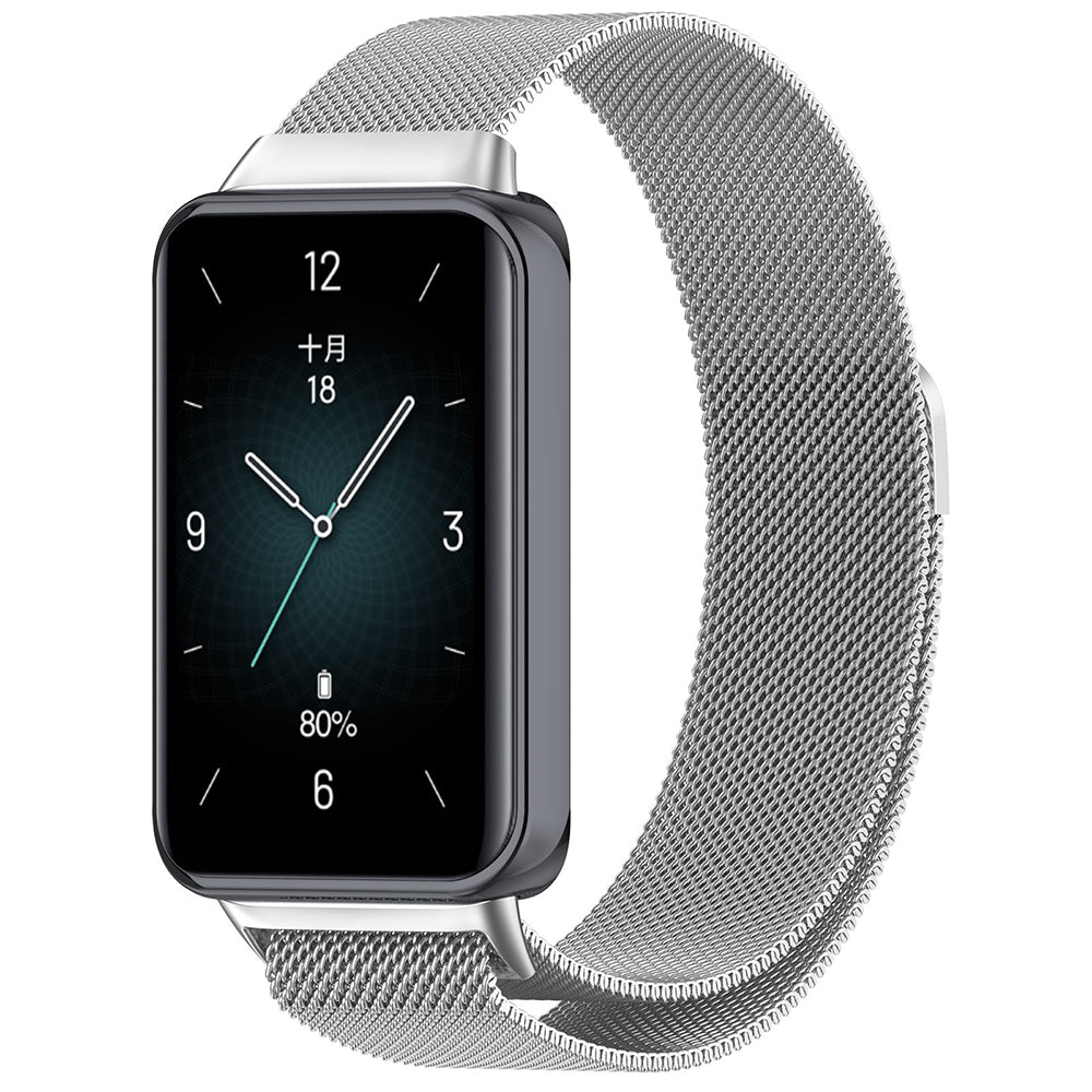 Kaiš Techsuit W009 za Honor Band 9, Srebrni