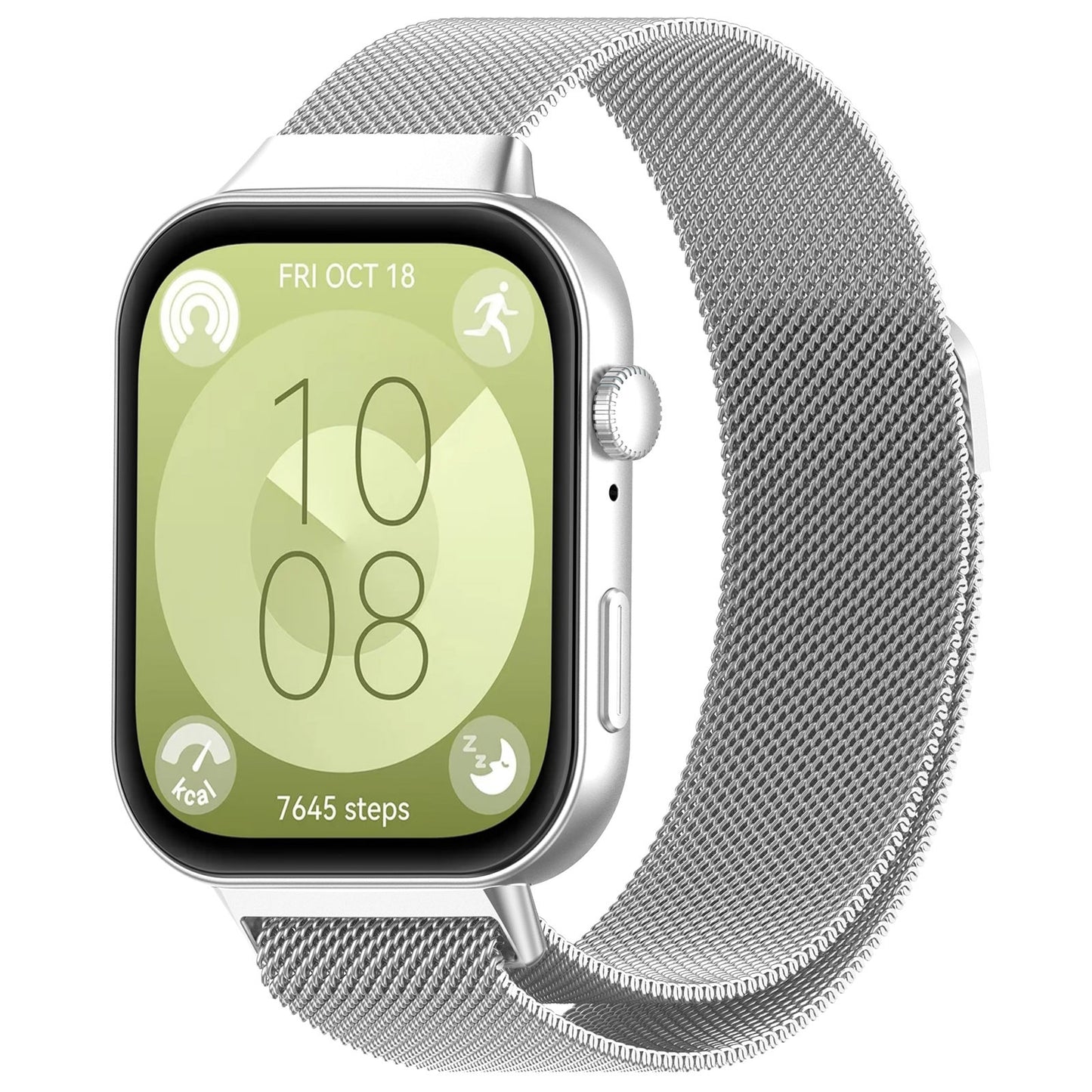 Kaiš Techsuit W009 za Huawei Watch Fit 4 Pro / Fit 4 / Fit 3, Srebrni