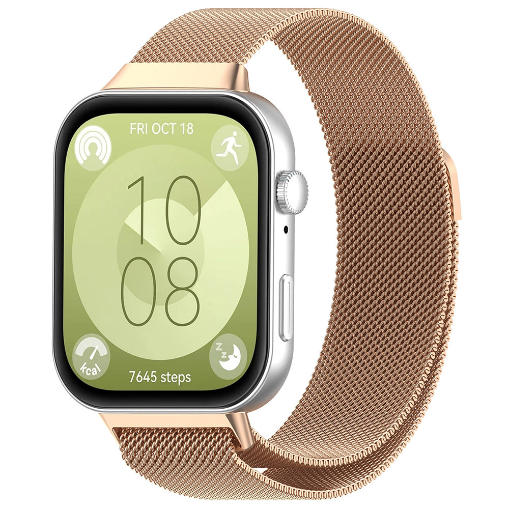 Kaiš Techsuit W009 za Huawei Watch Fit 4 Pro / Fit 4 / Fit 3, Zlatno Roze
