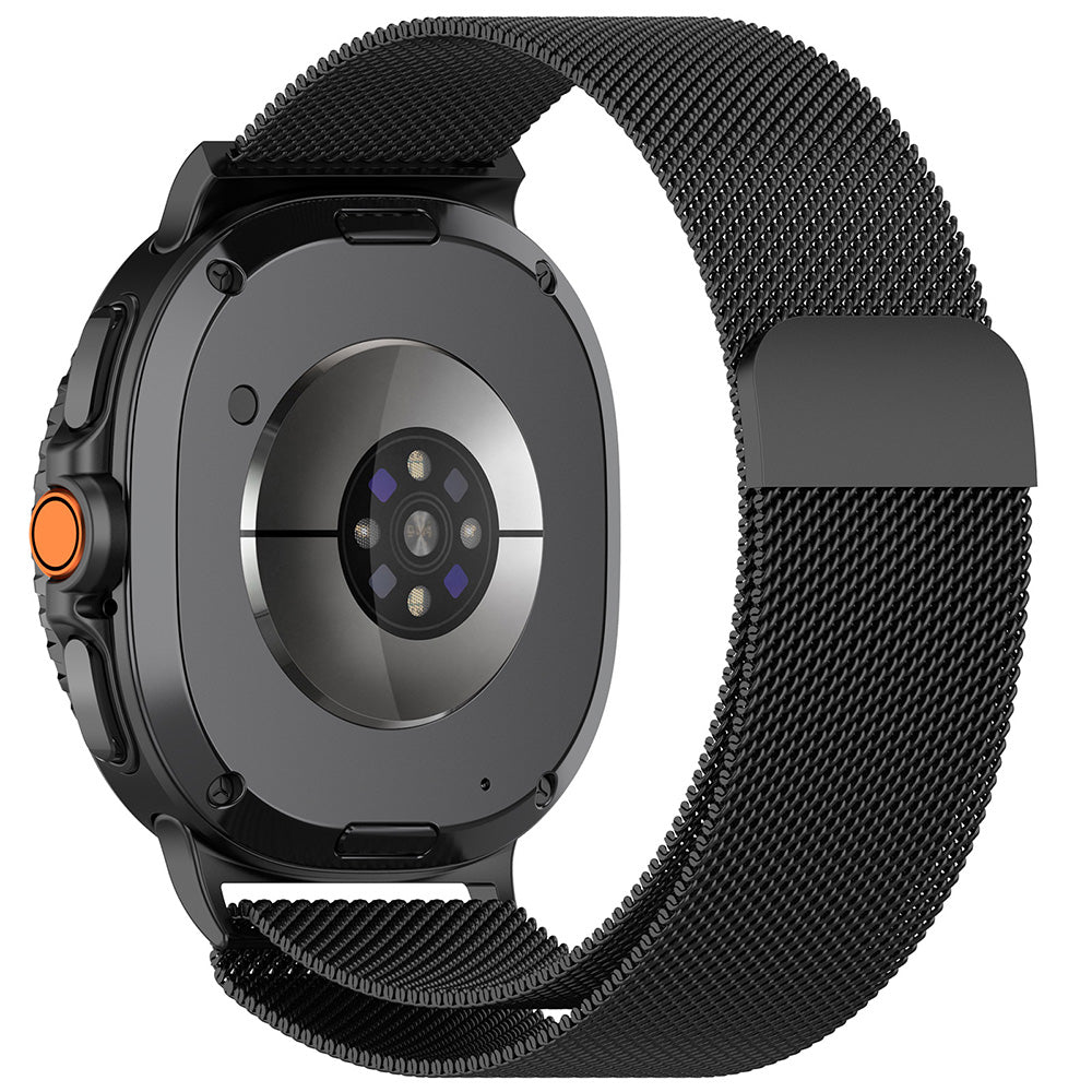 Kaiš Techsuit W009 za Samsung Galaxy Watch8 / Watch8 Classic Series, Crni