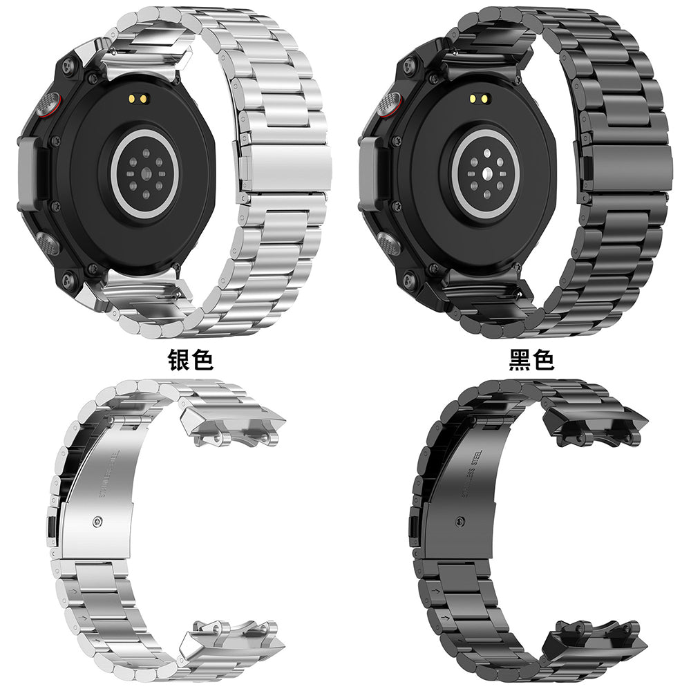 Kaiš Techsuit W010 za Amazfit T-Rex 3, Srebrni