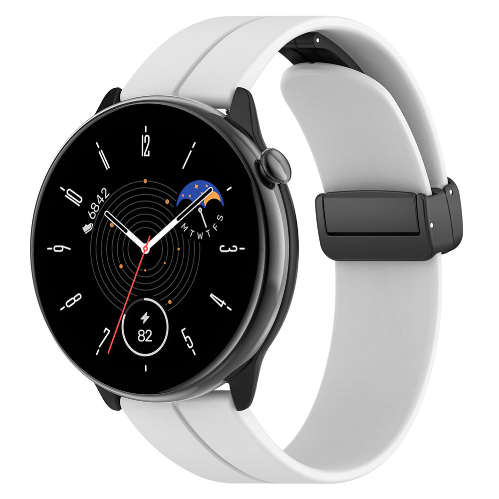 Kaiš Techsuit W011 za Huawei Watch / Garmin Watch seriju, 18mm, Bela.