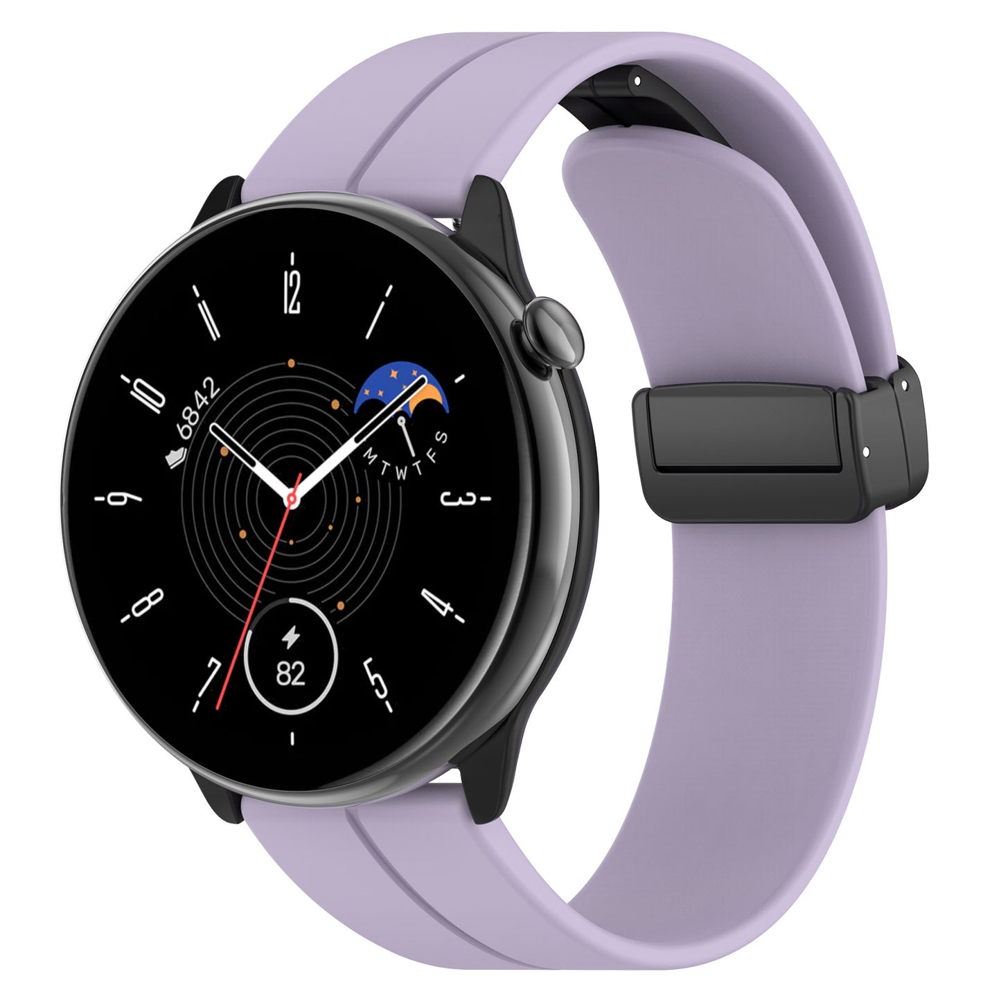 Kaiš Techsuit W011 za Huawei Watch / Garmin Watch seriju, 18mm, Ljubičasta