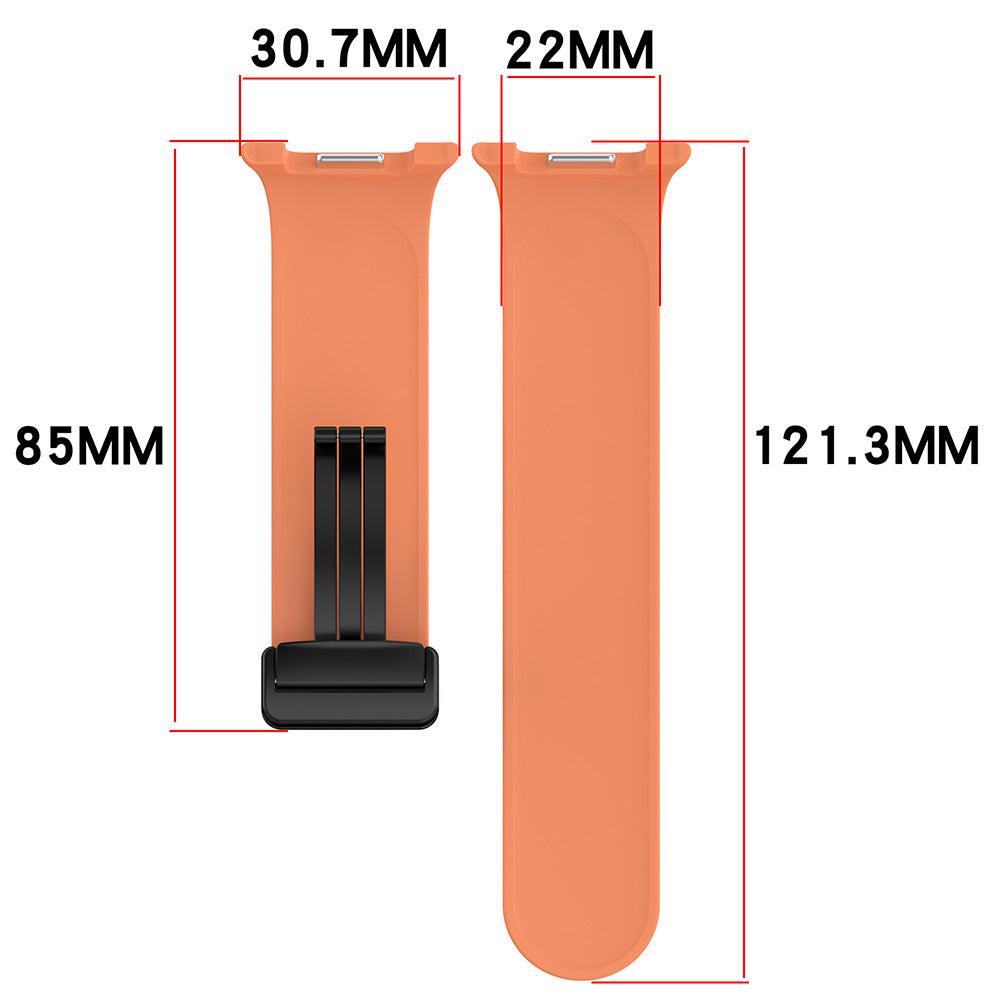 Kaiš Techsuit W011 za Samsung Galaxy Watch 8 Classic / Watch8 44mm / Watch 8 40mm, Narandžasti
