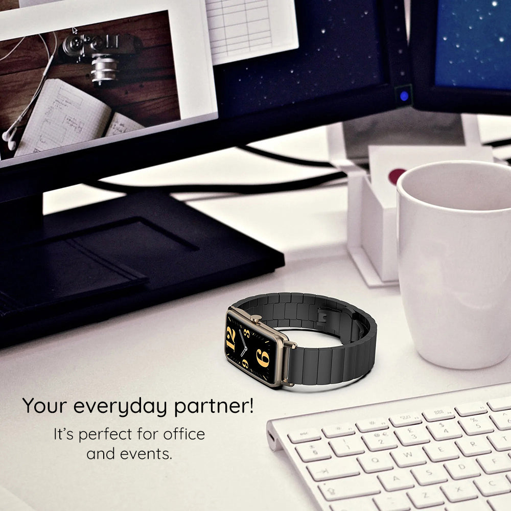 Kaiš Techsuit W012 za Apple Watch 42mm / 41mm / 40mm / 38mm seriju, Crni
