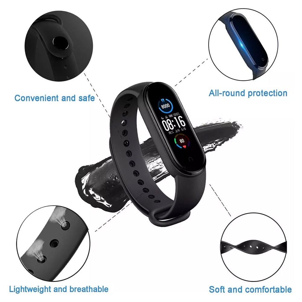 Kaiš Techsuit W013 za Xiaomi Band / Amazfit Band Series, Crvena