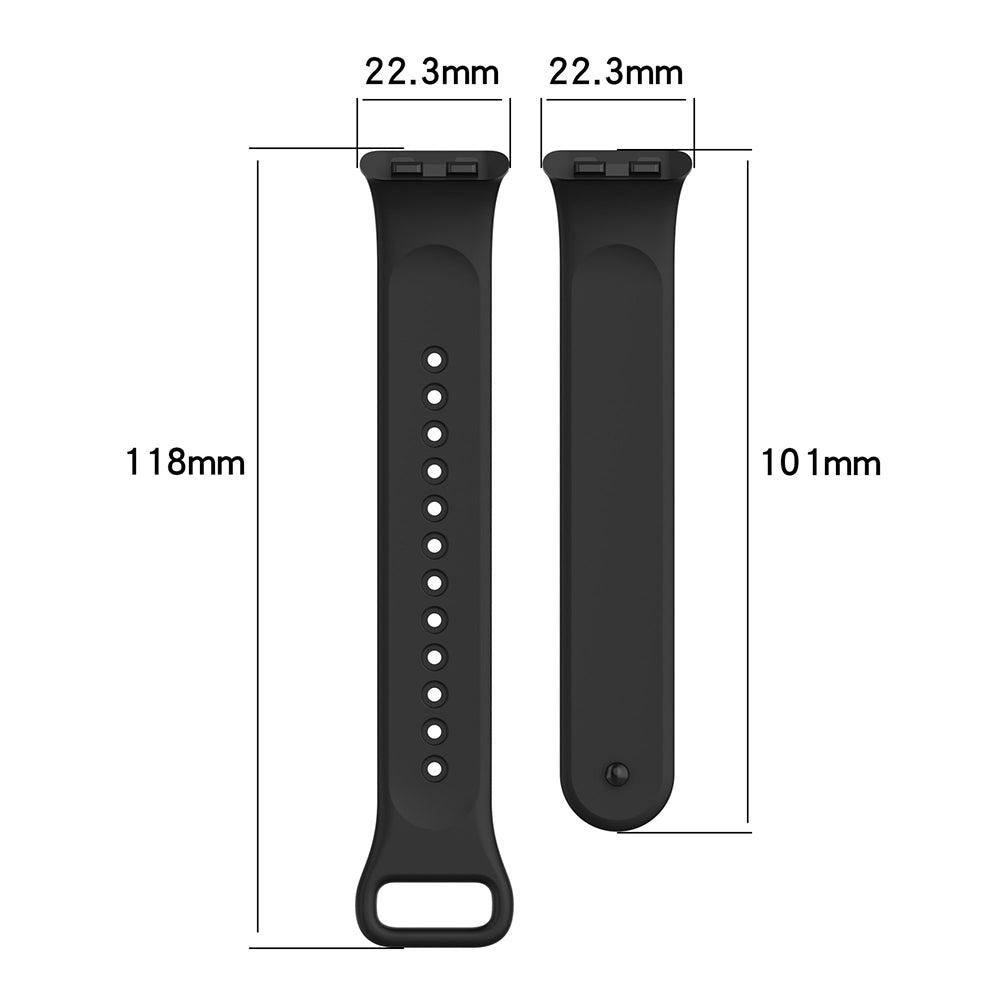 Kaiš Techsuit W014 za Honor Band 9, Crni
