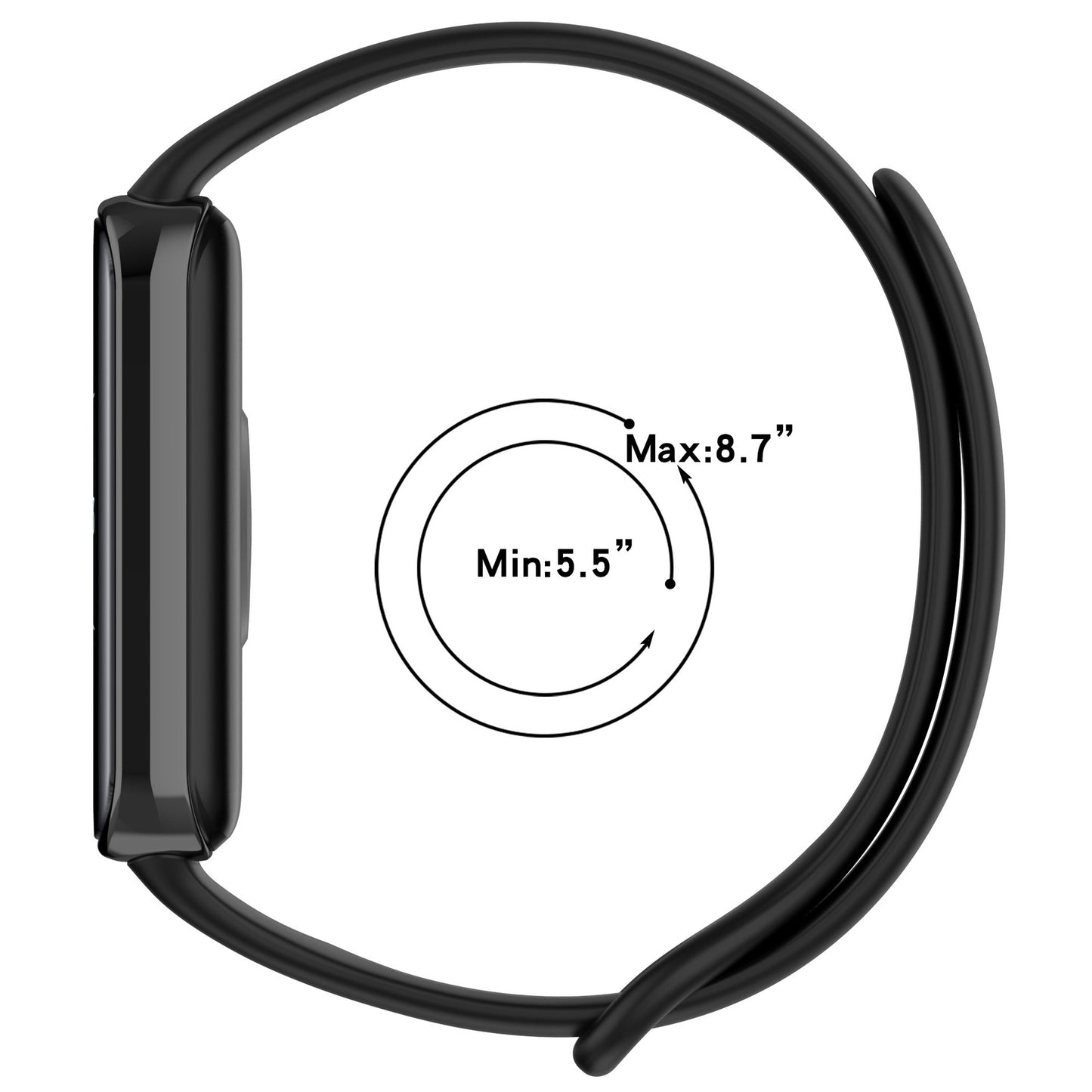 Kaiš Techsuit W014 za Honor Band 9, Crvena