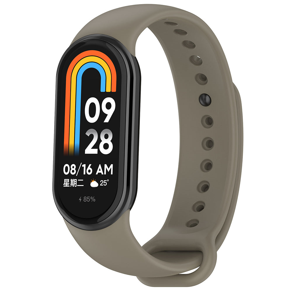 Kaiš Techsuit W014 za Xiaomi Smart Band 10 / 9 / 8, Siva