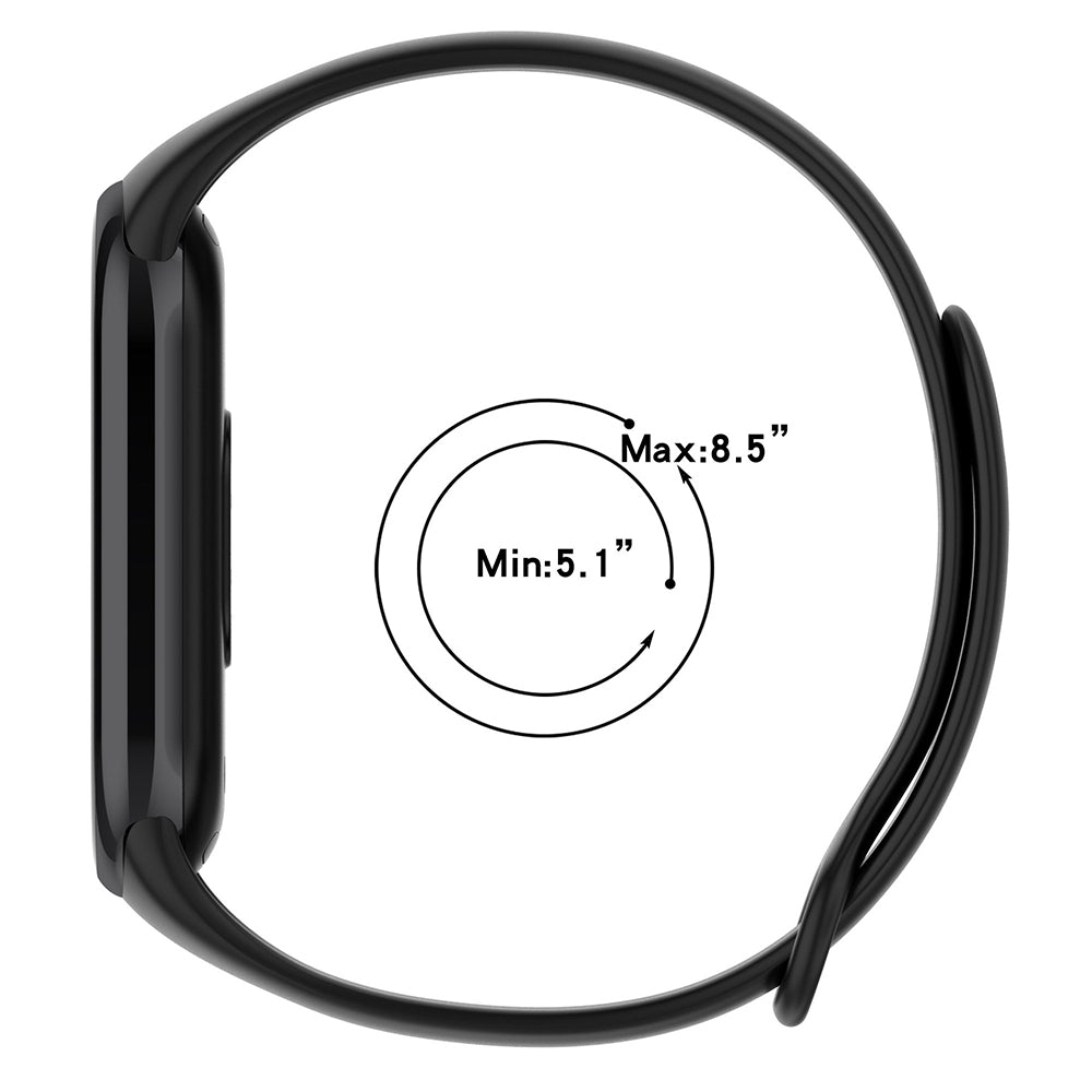 Kaiš Techsuit W014 za Xiaomi Smart Band 10 / 9 / 8, Crna