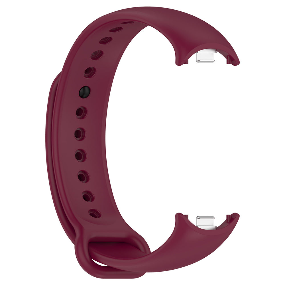 Kaiš Techsuit W014 za Xiaomi Smart Band 10 / 9 / 8, Tamno Crvena